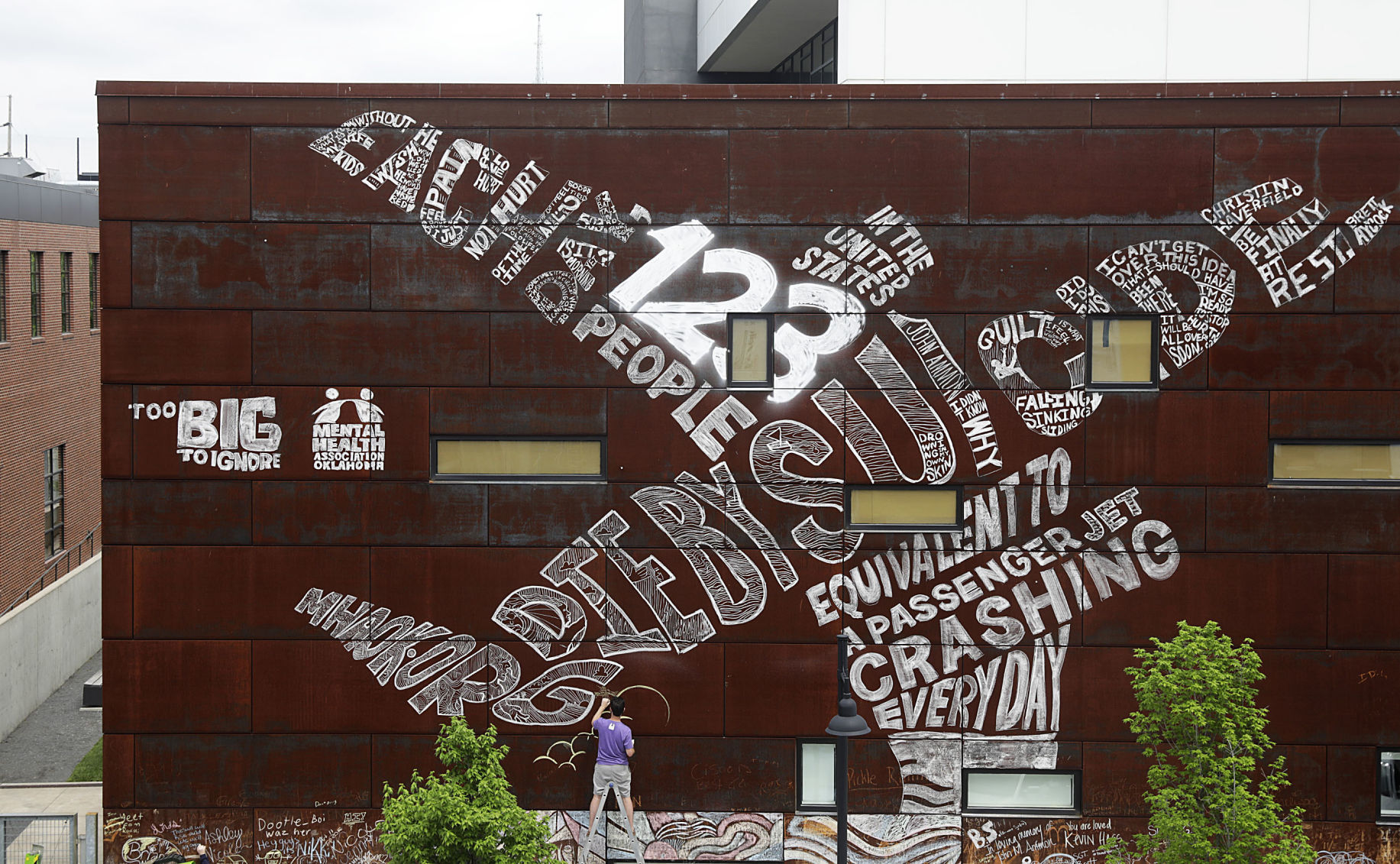 Suicide mural